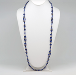 Tantric Necklace in Lapis and Gold Filled