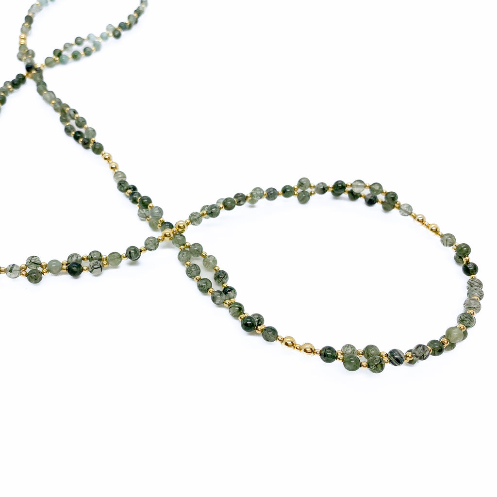 Tantric Necklace, Green Tourmaline