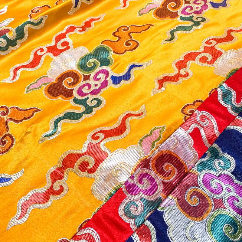 Tibetan Silk Altar Cloth - Small Dakini Clouds