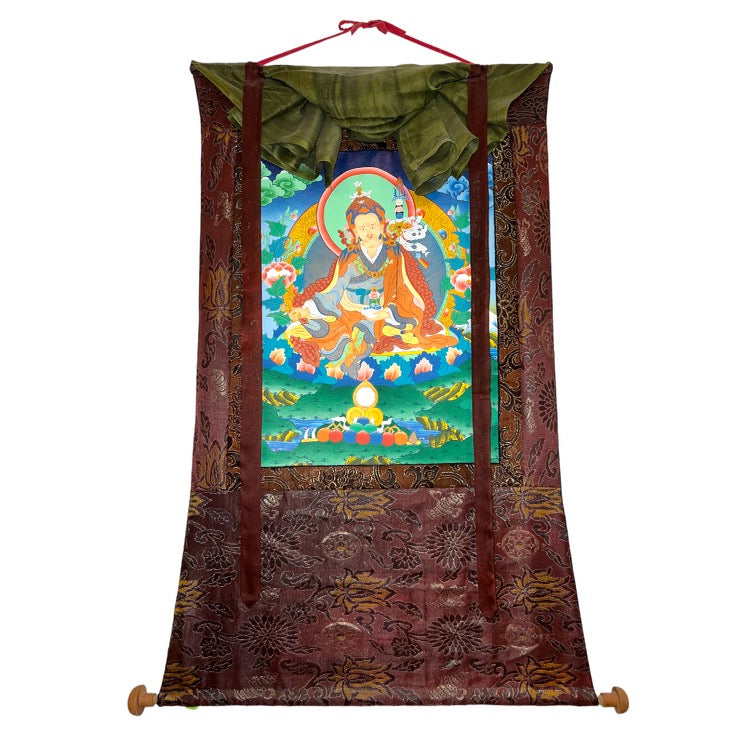 Guru Rinpoche Thangka, Thangka, Art, Fine Art