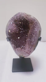 Look Through Grey Amethyst with Stand